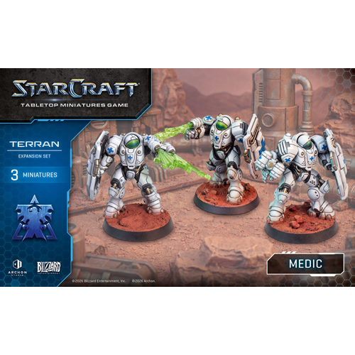 ARSSCMG0014 Starcraft Miniatures Game: Terran: Medic Expansion Set published by Archon Studios