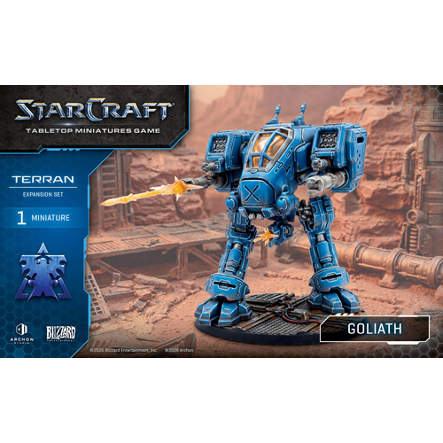ARSSCMG0015 Starcraft Miniatures Game: Terran: Goliath Expansion Set published by Archon Studios