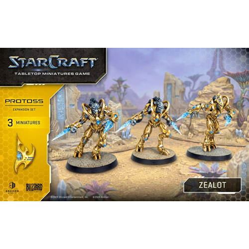 ARSSCMG0017 Starcraft Miniatures Game: Protoss: Zealot Expansion Set published by Archon Studios
