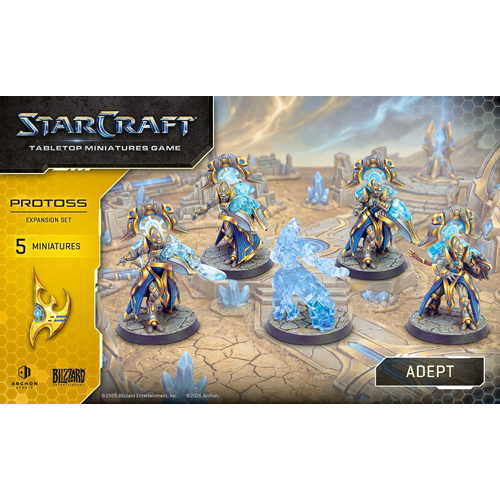 ARSSCMG0018 Starcraft Miniatures Game: Protoss: Adept Expansion Set published by Archon Studios