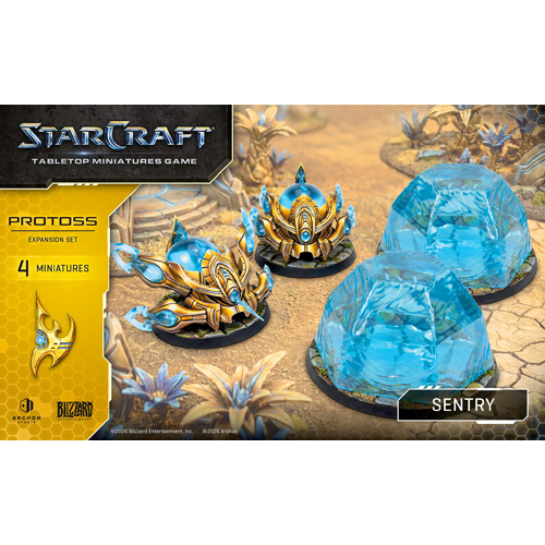 ARSSCMG0019 Starcraft Miniatures Game: Protoss: Sentry Expansion Set published by Archon Studios