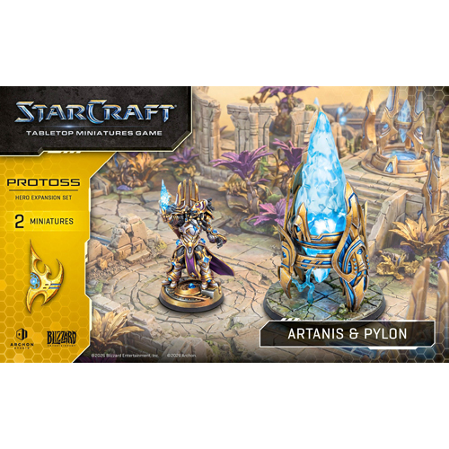 ARSSCMG0021 Starcraft Miniatures Game: Protoss: Artanis (Hierarch) Hero Expansion published by Archon Studios