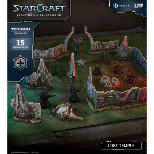 ARSSCMG0022 Starcraft Miniatures Game: Lost Temple Terrain Expansion Set published by Archon Studios