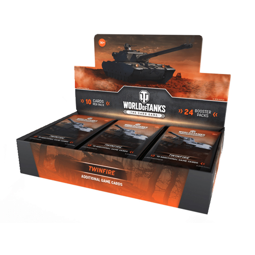 2!ARSWOT008 World Of Tanks Card Game: Twinfire Booster Display published by Archon Studios
