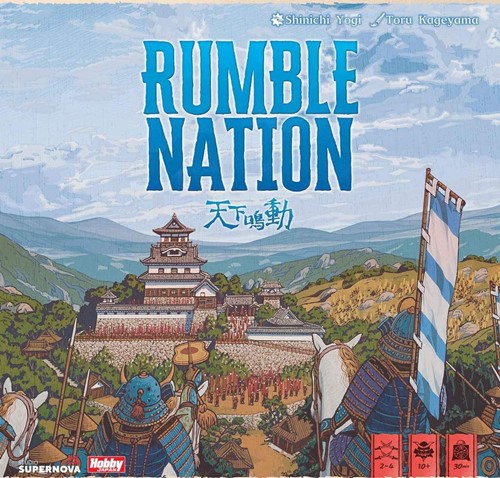 ASMHBJRBN0101 Rumble Nation Board Game published by Asmodee