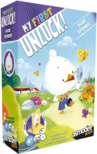 2!ASMSCOMFUN0101EN My First Unlock Card Game: Duck Stories published by Asmodee