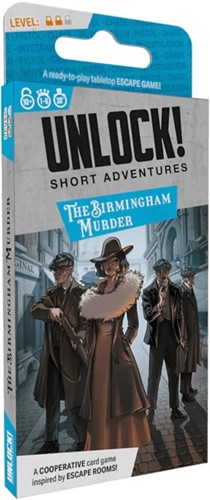 2!ASMSCUNLSH09EN Unlock Card Game: Short 9 - Murder In Birmingham published by Asmodee