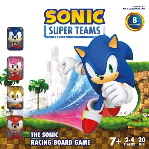 ASMZYGSON01EN Sonic Super Teams Board Game published by Asmodee