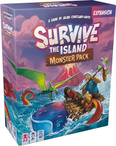 2!ASMZYGSTI0201EN Survive The Island Board Game: Monster Pack Expansion published by Asmodee