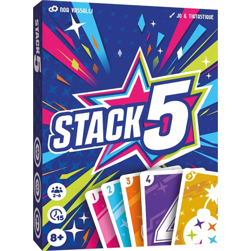 2!ATMSTACK5 Stack 5 Card Game published by ATM Gaming