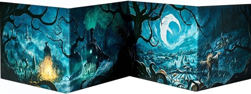 AVNCM008 Crooked Moon RPG: Wickermoor GM Screens And Maps published by Avantris Entertainment