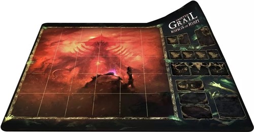 2!AWAAWKOR09 Tainted Grail Board Game: Kings Of Ruin Playmat published by Awaken Realms