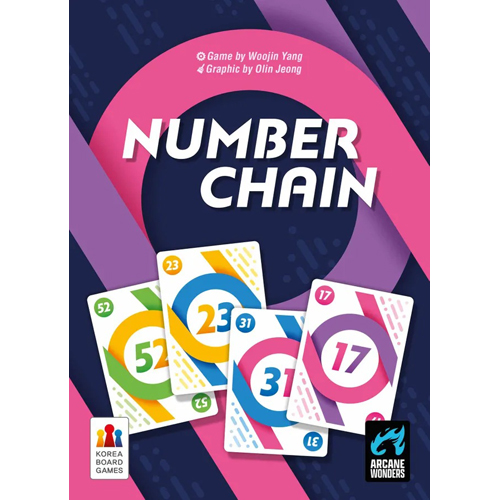 AWGAW28NC Number Chain Card Game published by Arcane Wonders