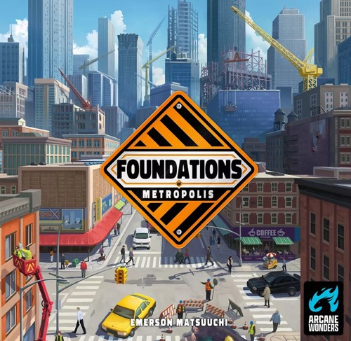 2!AWGDTE17FM Foundations Of Metropolis Board Game published by Arcane Wonders