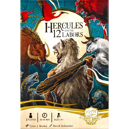 BBO800 Hercules And The 12 Labors Card Game published by Envy Born Games