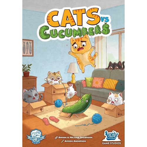 BBO900 Cats Vs Cucumbers Dice Game published by Envy Born Games