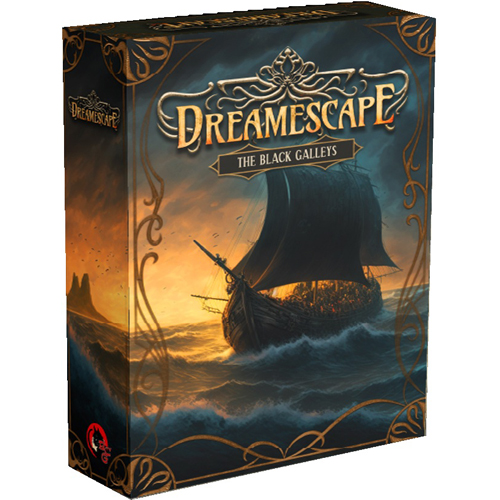 BCGDES1002 Dreamescape Card Game: The Black Galleys Expansion published by BadCat Games