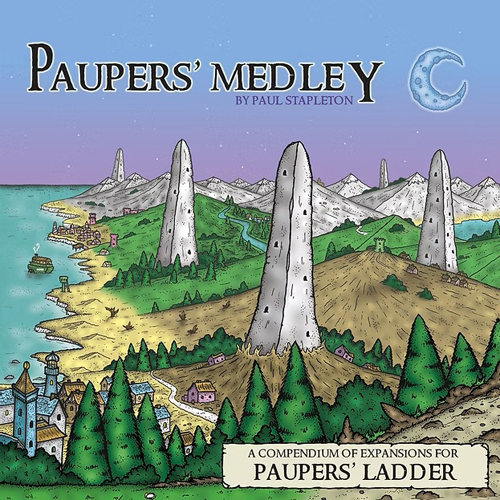 BDSTPL05 Paupers Ladder Board Game: The Paupers Medley Expansion Pack published by Bedsit Games