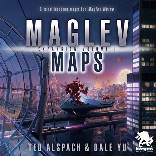 BEZMAGX Maglev Metro Board Game: Maps Volume 1 published by Bezier Games