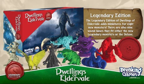 BGZ115836 Dwellings Of Eldervale Board Game 2nd Edition: Legendary Upgrade Kit published by Breaking Games