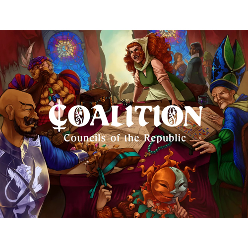 BIL001000 Coalition: Councils Of The Republic Board Game published by Spoonbill Games