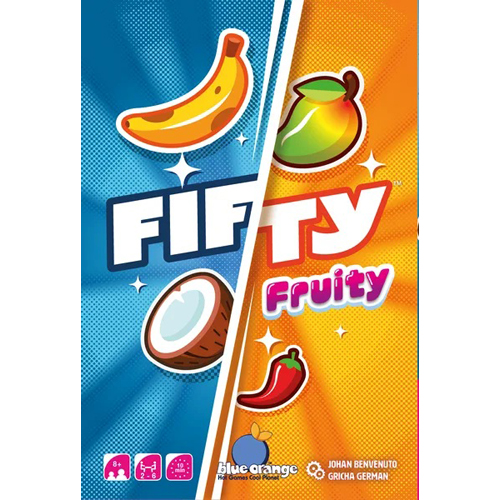 3!BLU50FRUIT Fifty Fruity Card Game published by Blue Orange Games