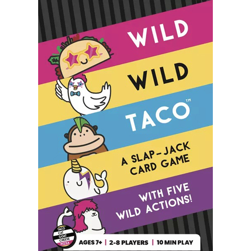 2!BLUWILDTACO Wild Wild Taco Card Game published by Blue Orange
