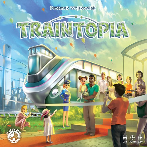 2!BND0048 Traintopia Board Game published by Board And Dice