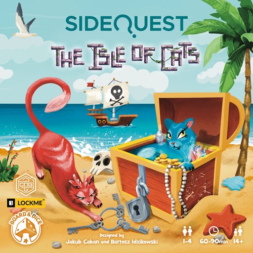 BND0103 SideQuest Board Game: Isle Of Cats published by Board And Dice