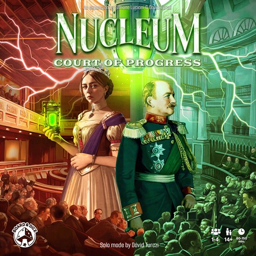 2!BND0105 Nucleum Board Game: Court Of Progress Expansion published by Board And Dice