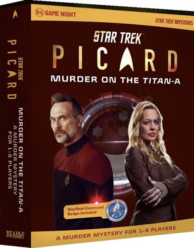 2!BNG051001 Star Trek: Murder On The Titan - A Murder Mystery Game published by Beadle & Grimms