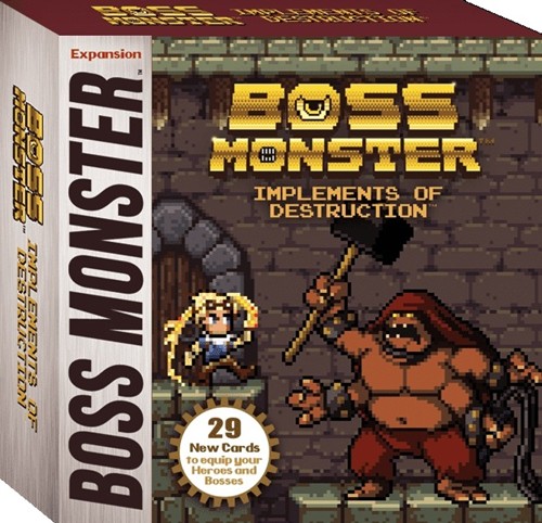 1!BRW016 Boss Monster Card Game: Implements Of Destruction Expansion published by Brotherwise Games