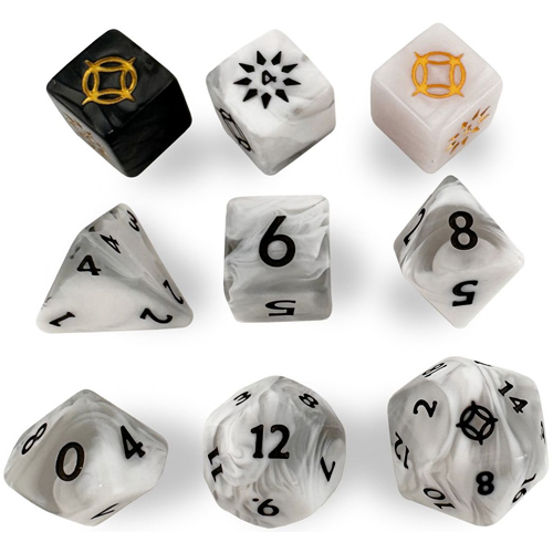 BRW9674 Cosmere RPG: Mistborn Basic Dice Set published by Brotherwise Games