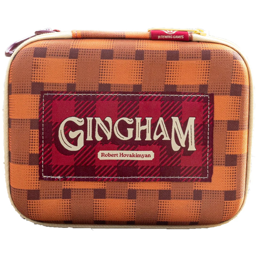 BTW1801 Gingham Board Game: Travel Case Accessory published by Bitewing Games