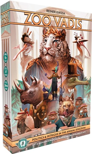 BTW400 Zoo Vadis Board Game published by Bitewing Games
