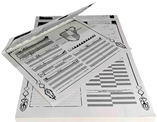 2!CAEDS005 Doomsong RPG: Doomsong Character Sheets published by Caesar Ink