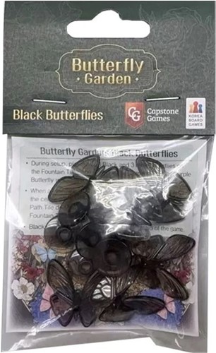 2!CAPBFG02 Butterfly Garden Board Game: Black Butterflies Mini Expansion published by Capstone Games