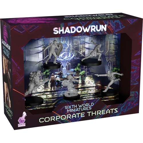 CAT28803 Shadowrun RPG: Corporate Threats Miniatures published by Catalyst Game Labs