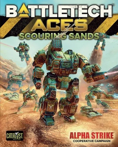 1!CAT35490 BattleTech: Alpha Strike Aces: Scouring Sands Alpha Strike Expansion published by Catalyst Game Labs