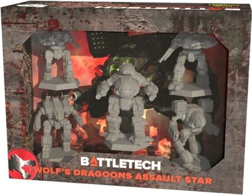 CAT35741 BattleTech: Wolf's Dragoons Assault Star published by Catalyst Game Labs