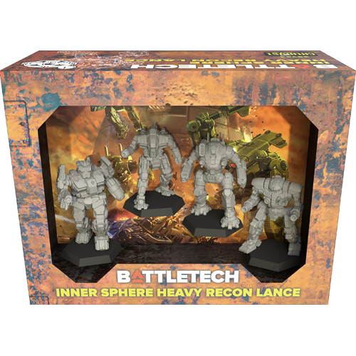 CAT35758 BattleTech: Inner Sphere Heavy Recon Lance published by Catalyst Game Labs