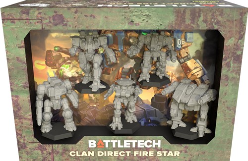 CAT35760 BattleTech: Clan Direct Fire Star published by Catalyst Game Labs