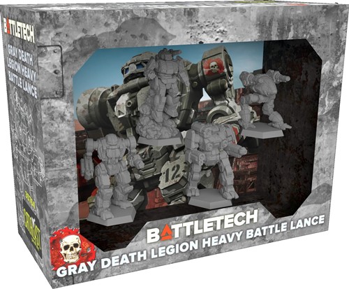 CAT35765 BattleTech: Gray Death Legion Heavy Battle Lance published by Catalyst Game Labs