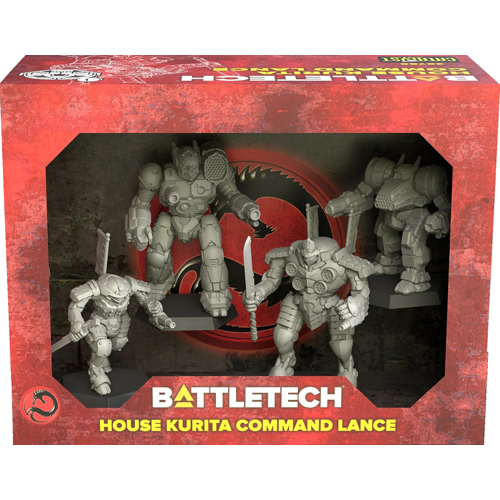 CAT35786 BattleTech: House Kurita Command Lance Pack published by Catalyst Game Labs