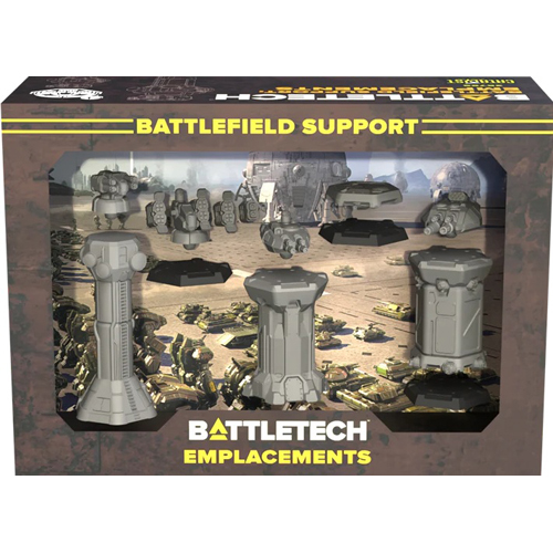 CAT35796 Battletech: Battlefield Support Emplacements published by Catalyst Game Labs