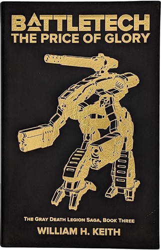 2!CAT36025C BattleTech: The Price Of Glory Collector Leatherbound Novel published by Catalyst Game Labs