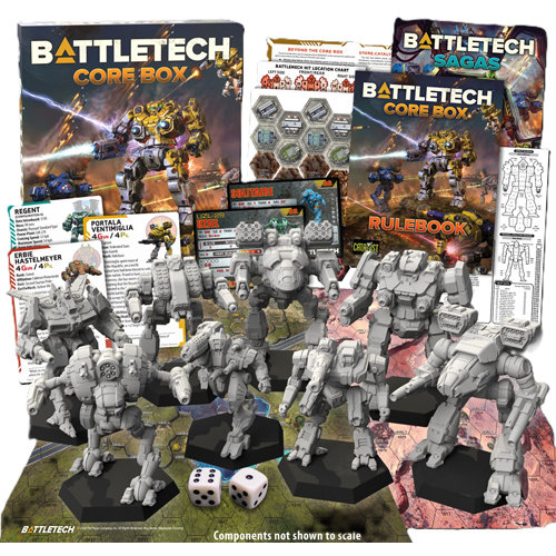 CAT37002 BattleTech: Core Box published by Catalyst Game Labs