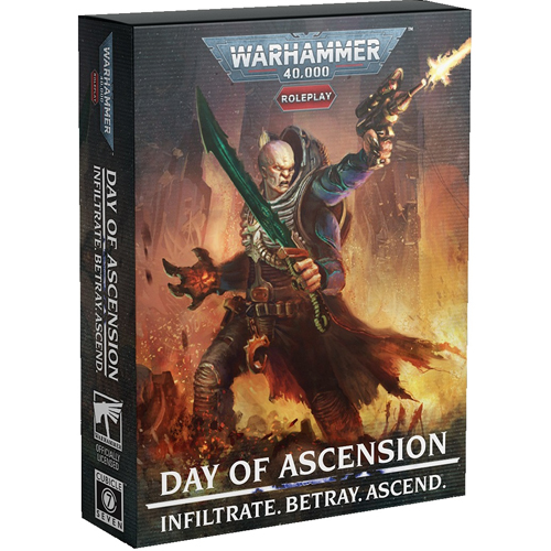 CB72725 Warhammer 40,000 Roleplay: Day Of Ascension Card Game published by Cubicle 7 Entertainment
