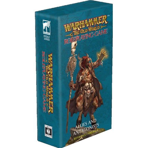 CB72907 Warhammer The Old World RPG: Allies And Antagonists Card Deck published by Cubicle 7 Entertainment