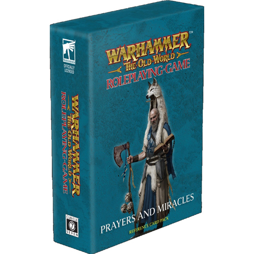 CB72909 Warhammer The Old World RPG: Prayers And Miracles Card Deck published by Cubicle 7 Entertainment